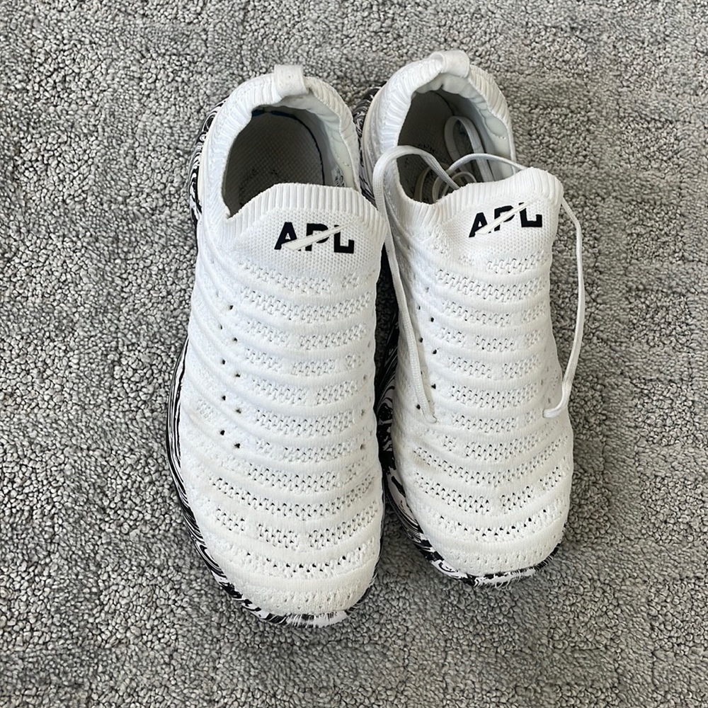 LIKE NEW worn 3 x size 8 apl marble sneakers